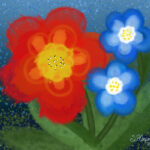RedBlue, Messy Flowers