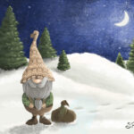 A Woodland Gnome is at his best in the forest. With his bag of magic at his side, anything is possible …
